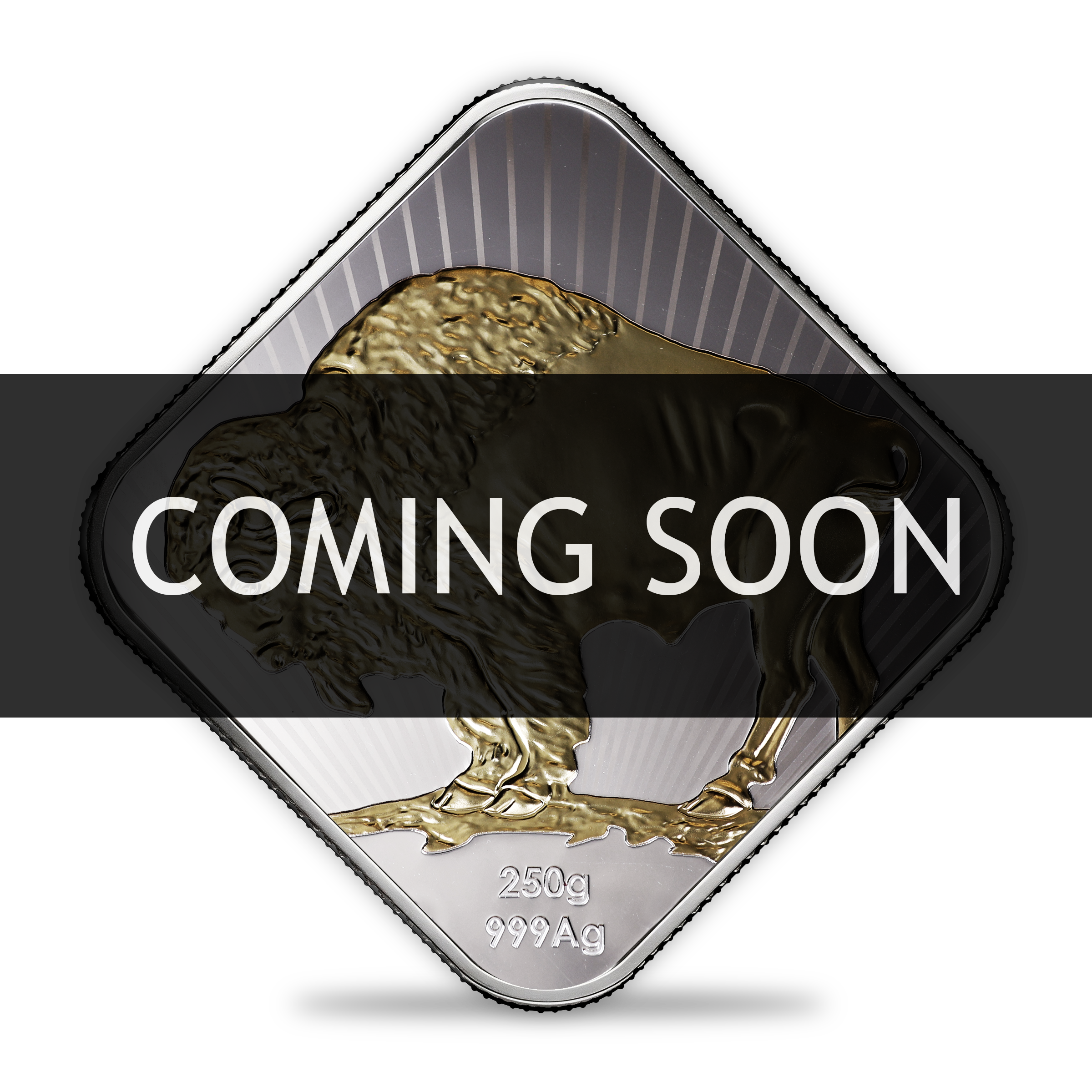 250g .999 Gold-Plated Silver Buffalo