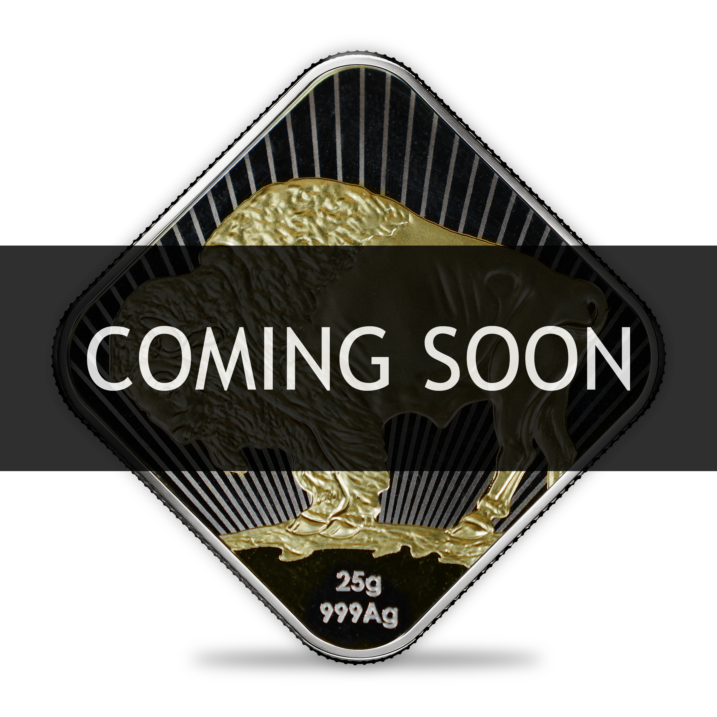 25g .999 Gold-Plated Silver Buffalo
