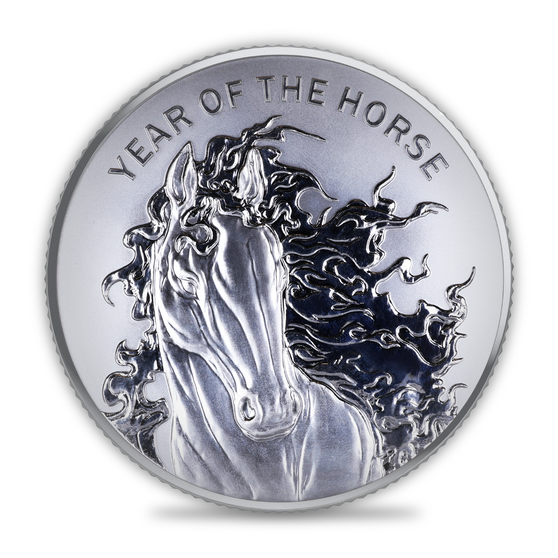1oz .999 Lunar Fire Horse