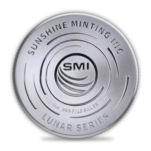 1oz .999 Colorized Lunar Fire House