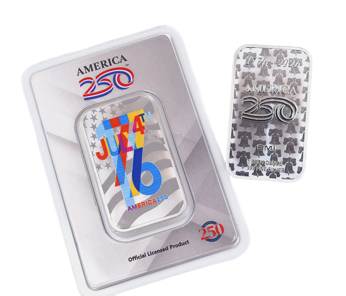 1oz .999 Silver 1776 Ingot